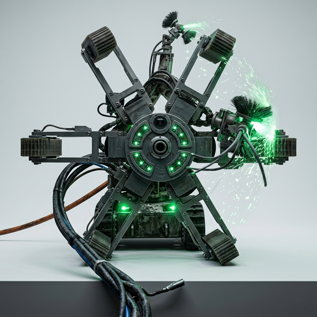 Morpheus Dry Ice Blaster Robot